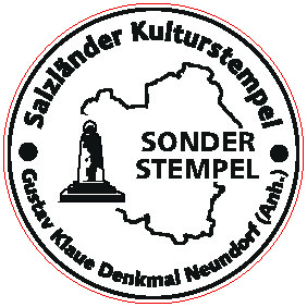 Litfaß-Säule zum Gustav-Klaue-Denkmal